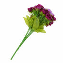2PCS 40 Artificial Roses Flowers Bouquet Purple young bride