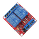 12V 2-Channel Relay Module Optocoupler H/L Level Triger Boards Arduino Raspber