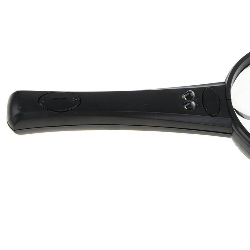 LED Light Magnifying 3X Handheld 90mm Magnifier Jewelry Repair Archaeology Tool