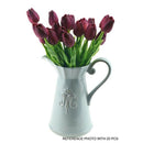 20 Stems of Tulip Artificial Flowers Bouquet, Perfect for Wedding, Bridal,