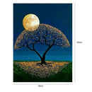 5D DIY Full Drill Diamond Painting Moon Cross Stitch Embroidery Mosaic Kit