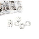 600Pcs/Set M1.6 M2 M2.5 M3 M3.5 M4 M5 M6 M8 M10 Stainless Steel Flat Washer Y3L5