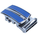 Men's Solid Buckle Automatic Ratchet Leather Belt Buckle In the middle with
