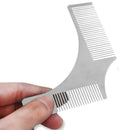 Stainless Steel Beard Styling Shaping Template Comb Facial Hair Tool M8E7