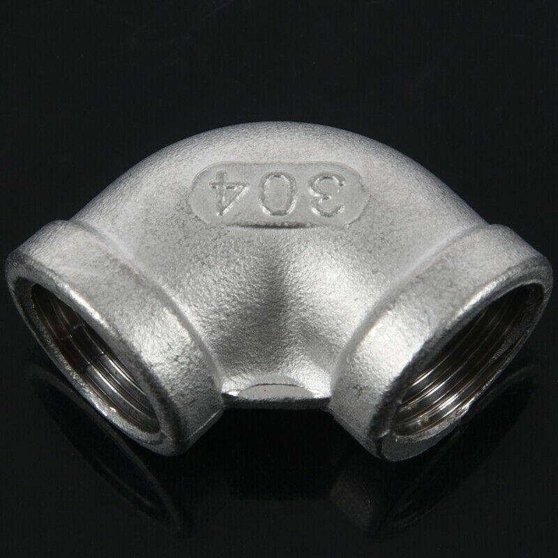 1/2BSP Female 90 Degree Stainless Steel Equal Elbow Pipe Fitting S1U8