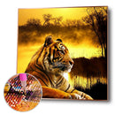 Diamond Painting Kits Tiger Full Round Drill Handicrafts Home Art (B2313)