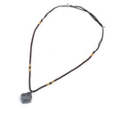Natural Black Tourmaline Schorl Pendant Chunk Reiki Chakra PROTECTION  New Y5Y0