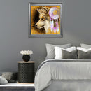 5D DIY Full Drill Diamond Painting Wolf and Dream Catcher Embroidery Kit