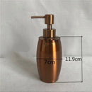 Stainless Steel Lotion Bottle Manual Pressing Shower Gel Soap Dispenser Gol