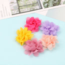10PCS Satin flowers baby artificial flowers for headbands DIY flower hair_ES