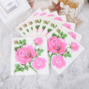 20Sheets Flower Paper Napkins for Decoupage Decorative Flower Party Tablew ab Gw