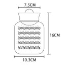 Heating Bottle Environmental Silicone Hot Water Bag with Knit Cover, Christ