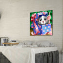 Full Drill Diamond Painting DIY Cartoon Mouse 5D Rhinestone Picture (LG821)