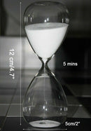 Large Fashion Colorful Sand Glass Sandglass Hourglass Timer Clear Smooth Gl J5K1