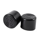Rubber Nonslip Bottom Foot Covers Protectors 30mm Dia 20 Pcs Black
