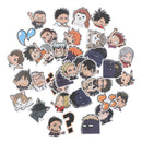 40pcs Anime Haikyuu PVC Laptop Suitcase Luggage Skateboard Waterproof StickSEAU