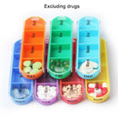 28 Grids Elders Travel One Week Portable Weekly Pill Box Medicine Dispenser Sort