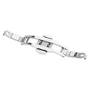 Watch Butterfly Buckle Stainless Steel Clasp for Wristwatch Straps 21mm