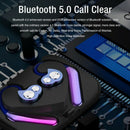 1X(2Pcs Wireless Bluetooth Headset Tws Bilateral Stereo Hanging Ear Type 5.