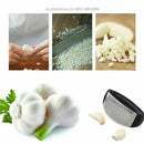 Stainless Steel Manual Garlic Press Crusher Squeezer Masher Kitchen Tool