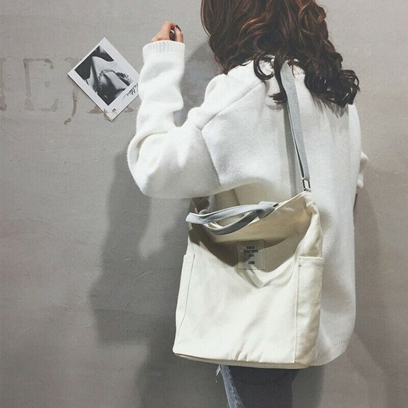 Women Fashion Casual Canvas Multifunctional Messenger Bag Ladies Shoulder B X6O5
