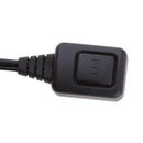 2x 2 Pin G-Shape Headset Inline PTT Mic Earphone Earpiece for Two Way Radio