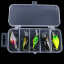 5pcs Fishing Lures Deep Diving Swimbait Crankbait Hard Baits for Bass Trout