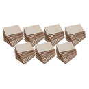 70pcs Plywood Sheets for Craft, Pyrography, DIY Wood Plaque Home Decors Signs