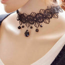 Choker Necklace for Women Girls, Black Classic Tattoo Lace-BEST DECORATION  J2Y6