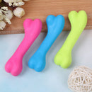Pet dog puppy cat rubber dental teeth chew bone play training fetch fun toys  JR