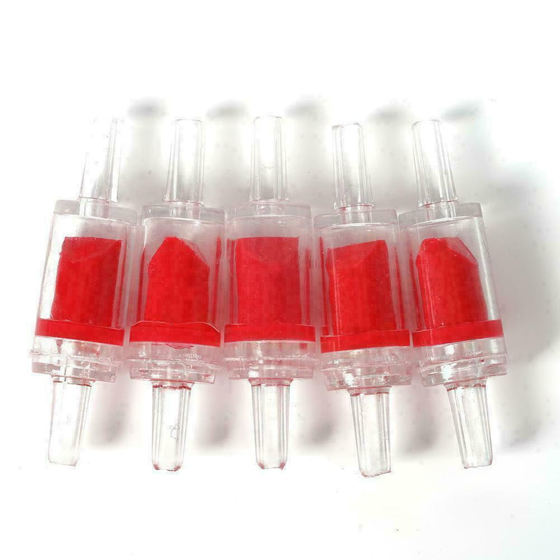 1pc CO2 Aquarium Non-Return One Way Red Retention Valve Fish Tank Air Pump P1J4
