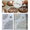 1* DIY Craft Mandala Stencils Template For Walls Painting Scrapbooking Stamping