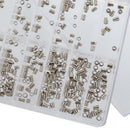 Great 500pcs Mixed Sizes Watch Case Tubes Pipes for Waterproof Crown Assortment