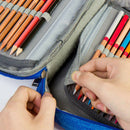 School Pencil Cases For Girls Boy Pencilcase 72 Holes Pen Box Penalty Multi