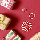 12Pcs/Set Christmas Floor Wall Stickers Removable Mural Decals Merry Christ