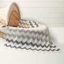Baby Knitted Blanket Toddler Rhomboids Wave For Knitting Children's Blanket Boys