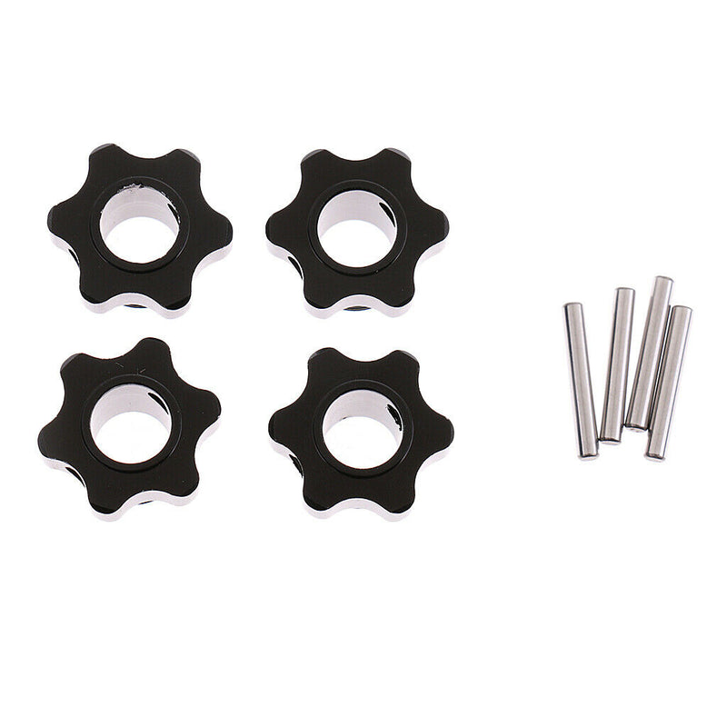 4 Pcs Hexagonal Wheels Hub 17mm Made Of Plastics Replacement For 1: 8 RC Crawler