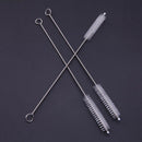 8Pcs/lot Reusable Drinking Straw Stainless Steel Metal Straw with 3 Cleaner B5Q3