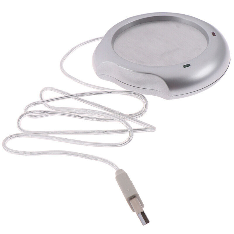 USB Insulation Coaster Heater Heat Electric Coffee Cup Mug Mat Pad Home Office3C