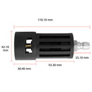 Compatible Pressure Washer Adapter, Replacement for Karcher Power Washer Ac F3J8