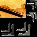 8x Leather Craft Acrylic Bag Wallet Corner Decoration Pattern Stencil Templat3C