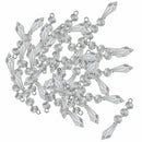30Pcs Acrylic Crystal Clear Garland Hanging Beads Curtain Wedding Club Part H3I8