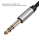 3.5mm Female to 6.35mm Male Cable TRS 1/8 Jack to 1/4 Plug Adapter (1.5m)