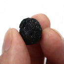 1XTektite Meteorite Raw Specimen Mineral Rock Iron Stone Rough Black Space JR