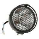 12V Black Universal Motorcycle 6.5''   Headlight High Low Beam with Cover