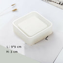 Transparent Silicone Round Square Ashtray Mould Mould Square Diy Epoxy Jewe