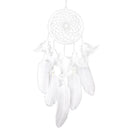 White Feather Dream Catcher Feather Bead Hanging Decoration Ornament
