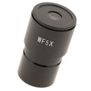 WF5X Biological Microscope Widefield Eyepiece Lens w/ Interface 30mm Black