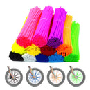 36x Black Universal Moto Dirt Bike Enduro Off Road Wheel RIM Spoke Skins covers