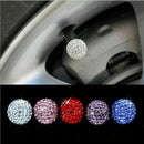 4X Shiny Diamond Crystal Bling Tire Air Valve Stem Cap For Car Truck Bike Wheel
